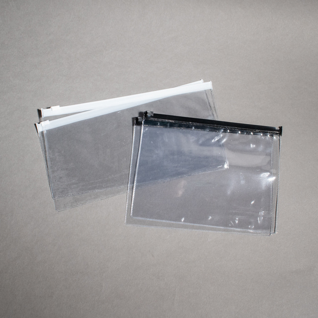 PVC 투명 슬라이드 지퍼백 14가지 100매 우진포장