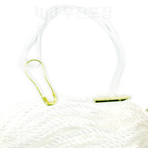 항아리 실고리핀-금색핀/흰색실 10cm (500개) 우진포장