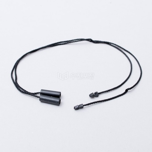 TL007 원터치 실고리핀 수입품-흰색/검정 20cm (500개) 우진포장